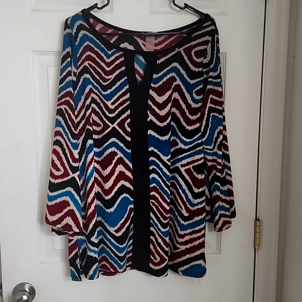 Tunic style blouse.